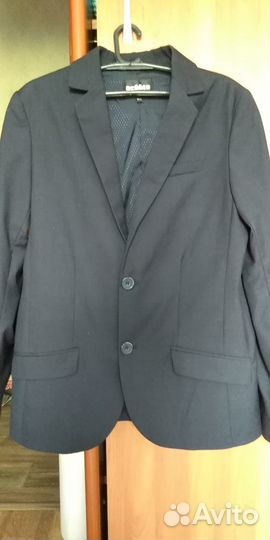 Пиджак школьный для мальчика новый рост 158