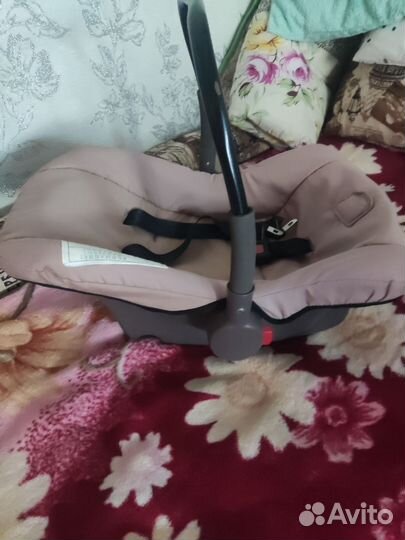 Автолюлька от 0 с вкладышем для новорожденных