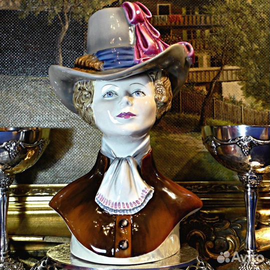 Елизавета.RAR.Coalport.Королева Англии.Бюст.Стат