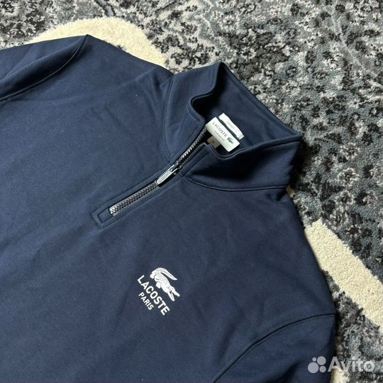 Кофта Полузамок Lacoste Paris Оригинал