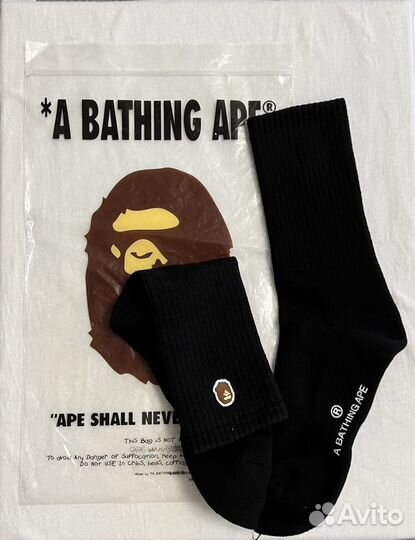 Носки A bathing APE SS23 Logo Оригинал