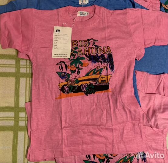 Футболки детские новые унисекс 9 шт 1000 р