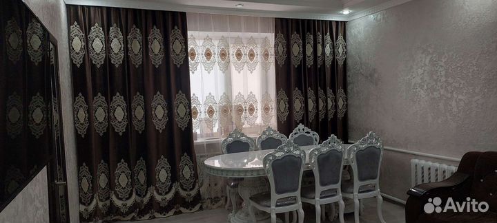 Комплект тюль и партье