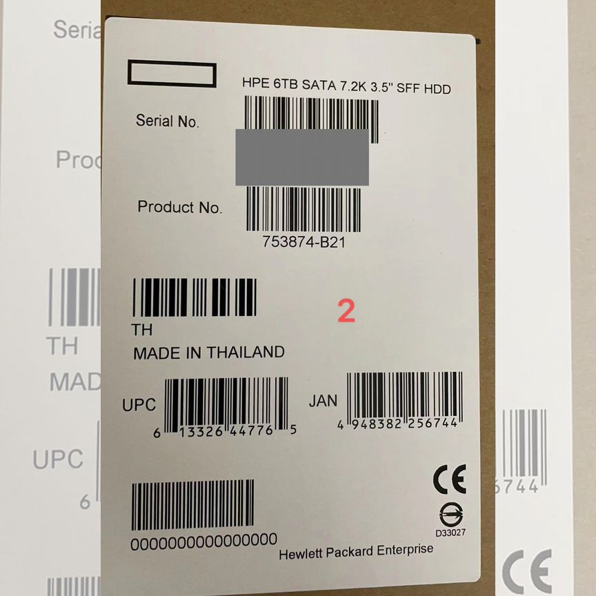 [753874-B21] Жесткий Диск Hp 6tb761496-001 G8-G9