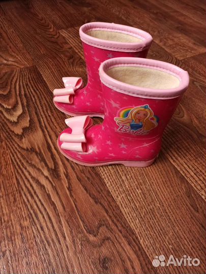 Резиновые сапоги для девочки 26 размер