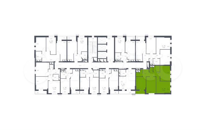 3-к. апартаменты, 69,8 м², 6/28 эт.