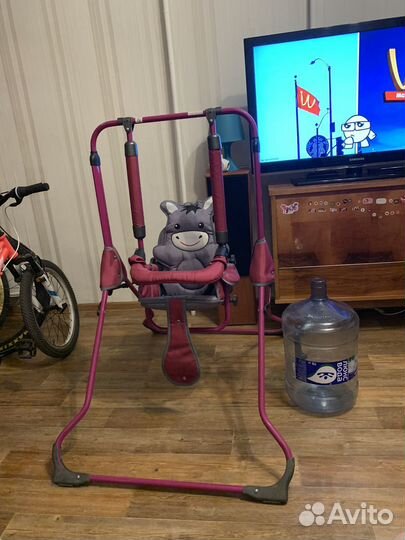 Детские качели напольные складные