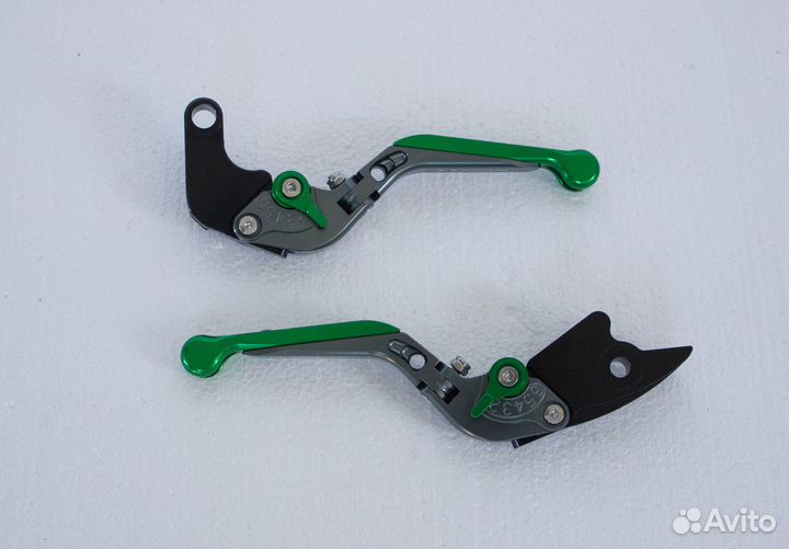 Рычаги тормоза и сцепления на мото тюнинг Kawasaki