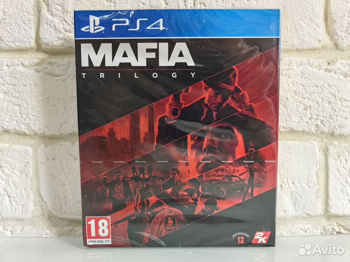 Mafia Trilogy PS4 новый диск