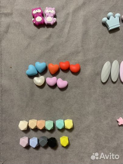 Силиконовые грызунки / прорезыватели / фурнитура