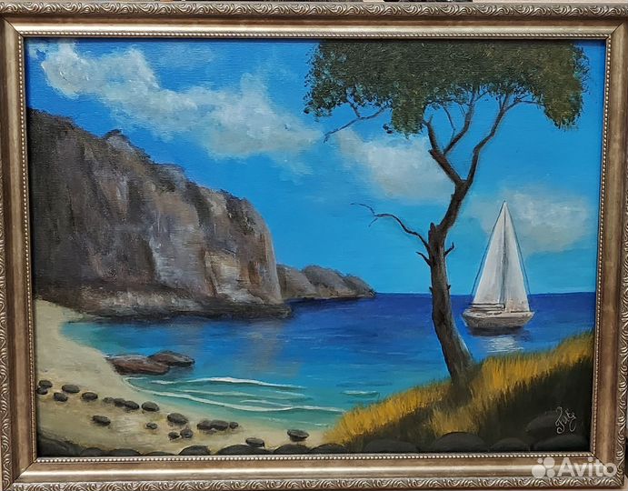 Картина морской пейзаж