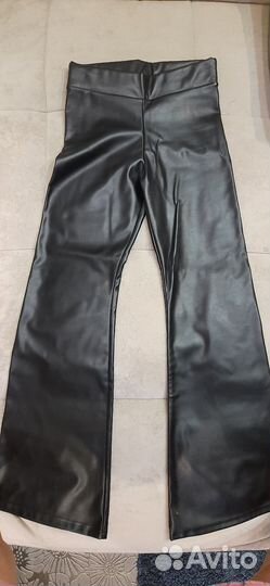 Брюки кожаные