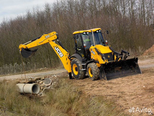 Аренда экскаватора погрузчика JCB