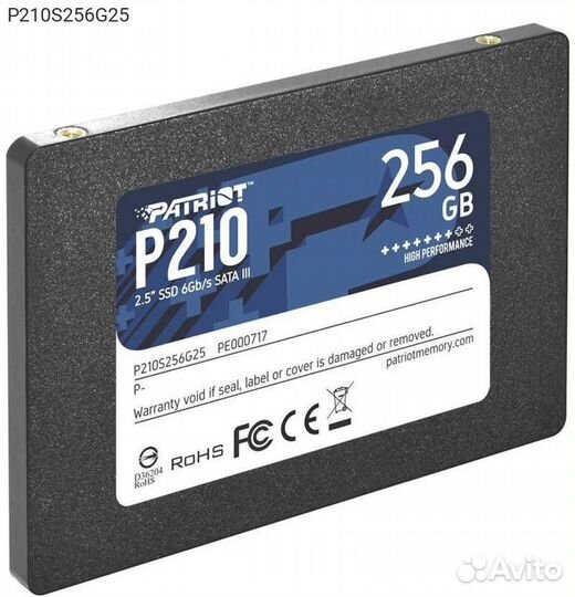 Диск SSD patriot P210 2.5