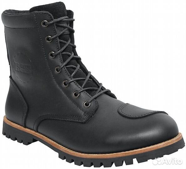 IXS Classic Oiled Leather Black Motorcycle мотобот