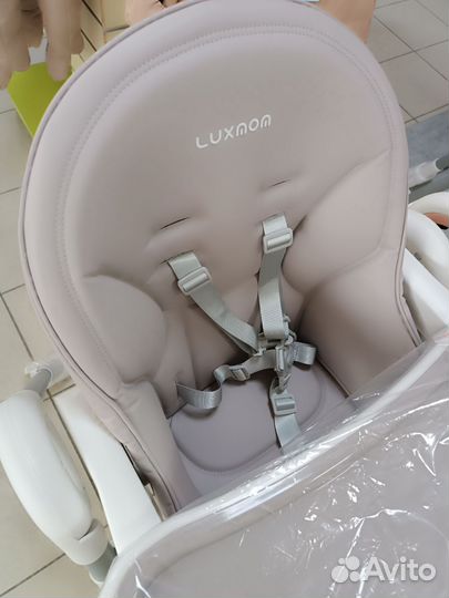 Стульчик для кормления luxmom экокожа