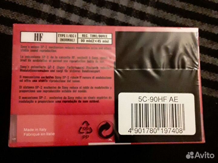 Кассеты Sony C-90HF
