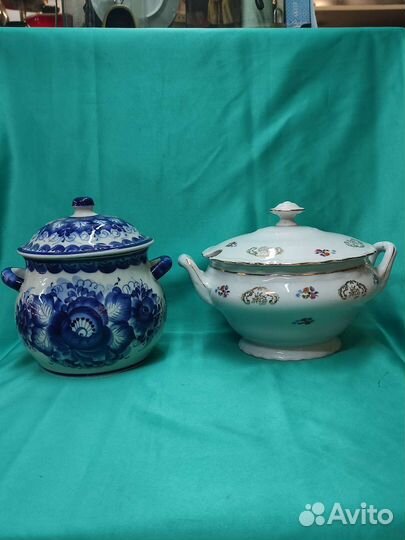 Большая Фарфоровая Супница Чехословакия