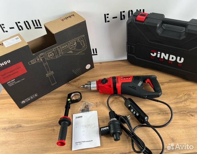 Дрель с микроударом Jindu JDC-06P (в кейсе)