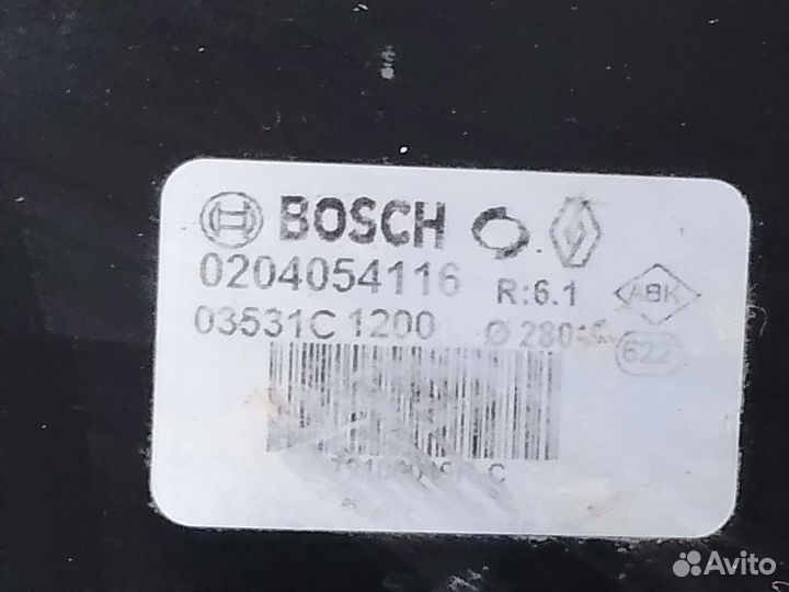 Вакумный усилитель тормоза Renault Fluence