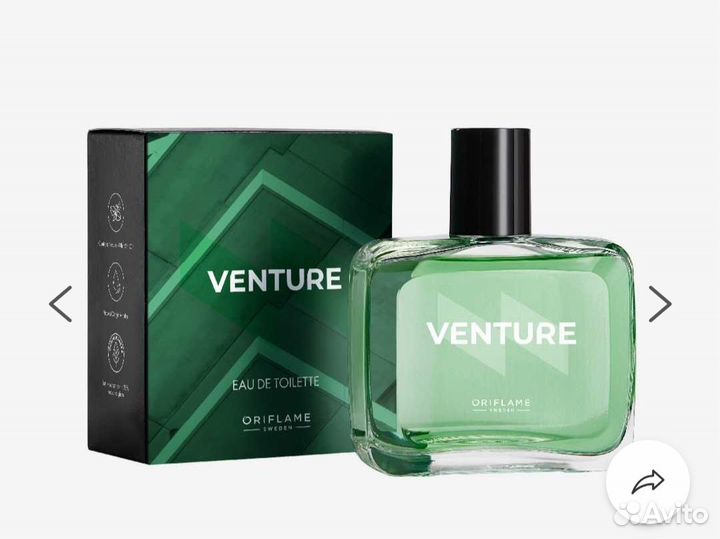 Туалетная вода Venture Oriflame (новинка)