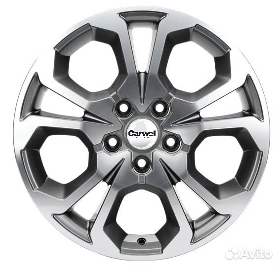 R17 5x114,3 6,5J ET50 D67,1 Carwel Шира 1711 (Ceed