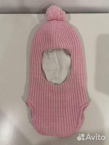 Шапка шлем зимняя для девочки 50 52