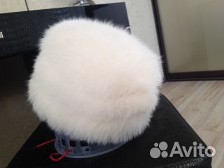 Шапка из меха лисы новая