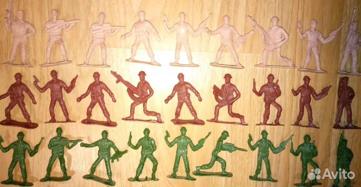 Солдатики игрушки наборы лот 50 шт