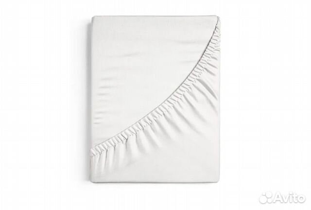 Простыня на резинке yerrna, белый, 180х200 см