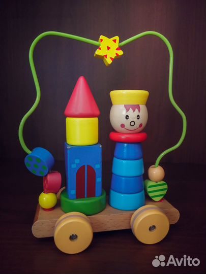 Лабиринт-пирамидка на колёсиках Mapacha