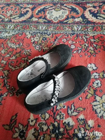 Туфли школьные антилопа 34