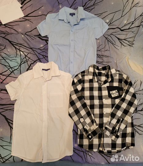 Рубашка для мальчика 122 128