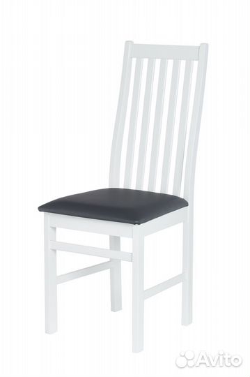 Стул кантри белый/эк. Линкольн 012 графит