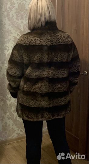 Шуба норковая поперечка