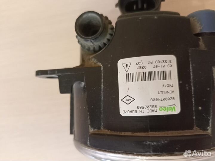 Фара противотуманная Рено Меган 2