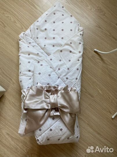Конверт комплект на выписку детское одеяло