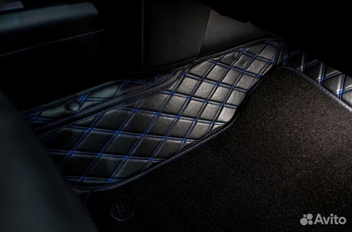 Автоковрики на заказ на Toyota prado