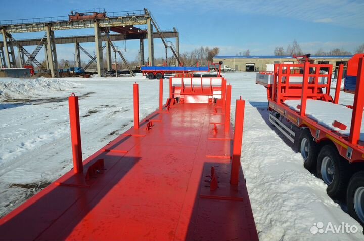 Полуприцеп трал (тяжеловоз) Политранс ТСП 94163, 2023