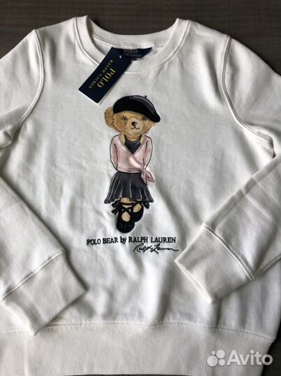 Polo Ralph Lauren Bear новый свитшот оригинал