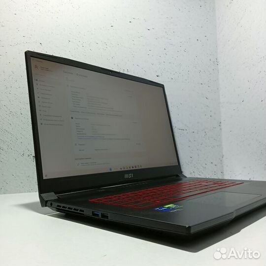 Ноутбук MSI GF76 Katana (Рассрочка /Т4)