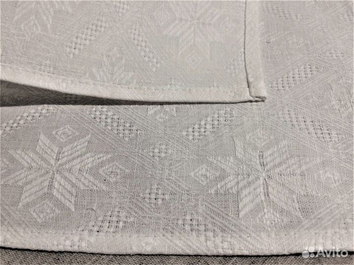 Салфетка сервировочная квадратная 32х33см -№3, лен