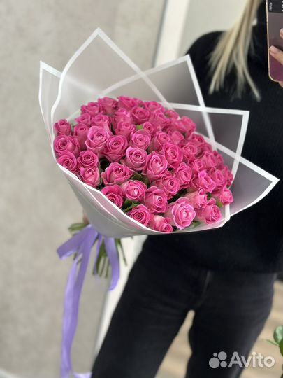 Цветы букеты 51 роза