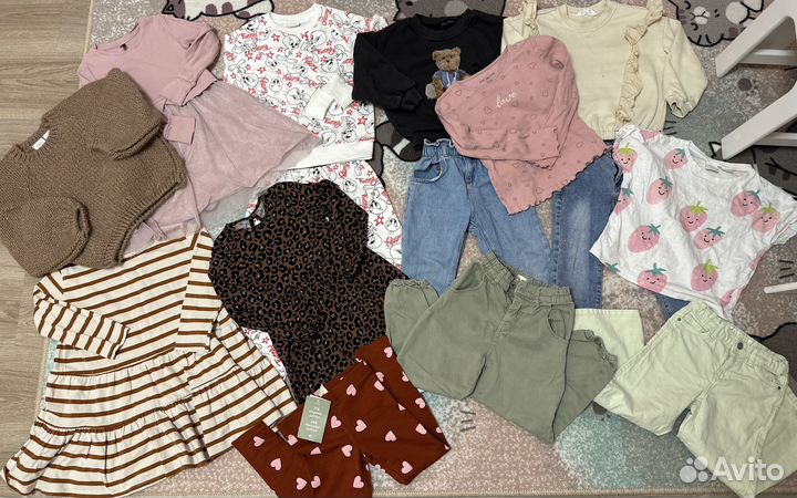Пакет вещей на девочку 104
