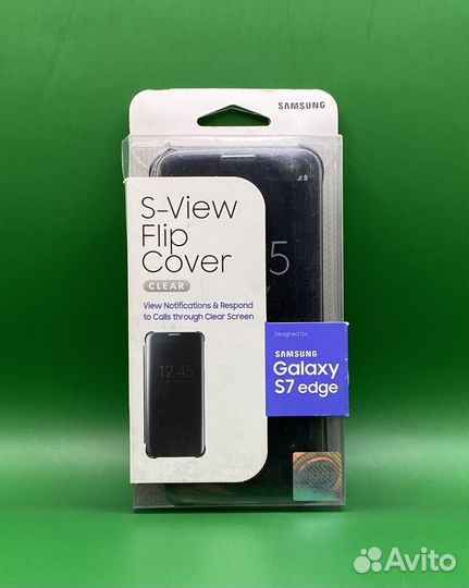 Оригинальный чехол-книжка для Samsung S7 Edge