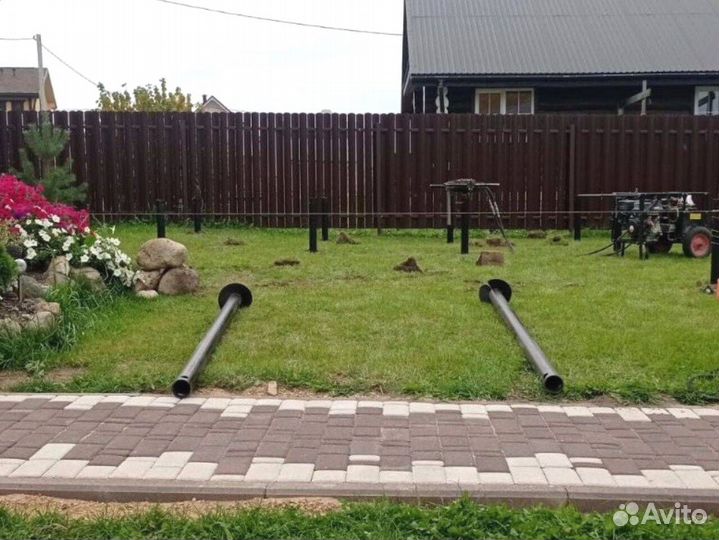 Винтовые сваи монтаж