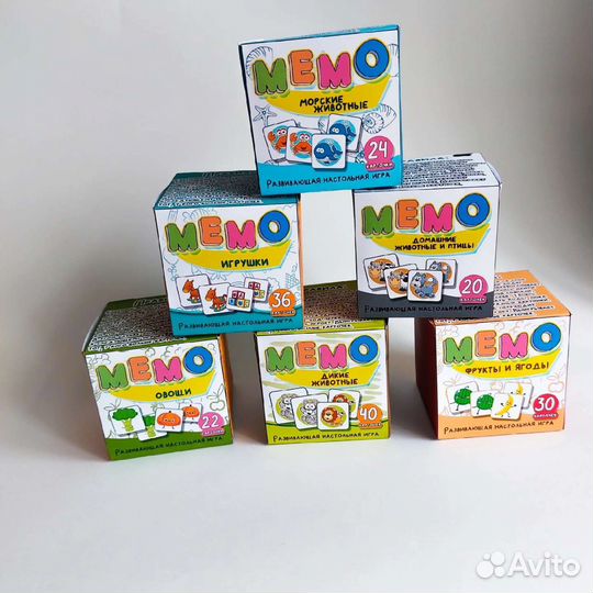 Игра настольная Мемо(мемори),карточки