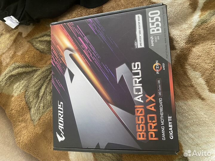 Материнская плата Gigabyte b550i aorus pro ax