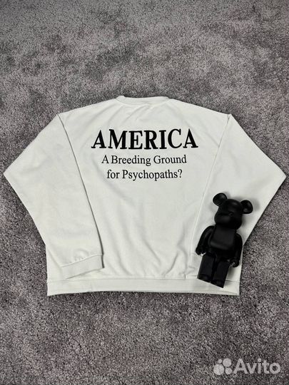 Свитшот Enfants Riches Deprimes America Белый