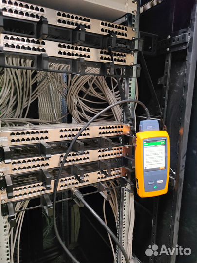 Тестирование портов скс 5e, 6, 6a. Fluke DSX-5000